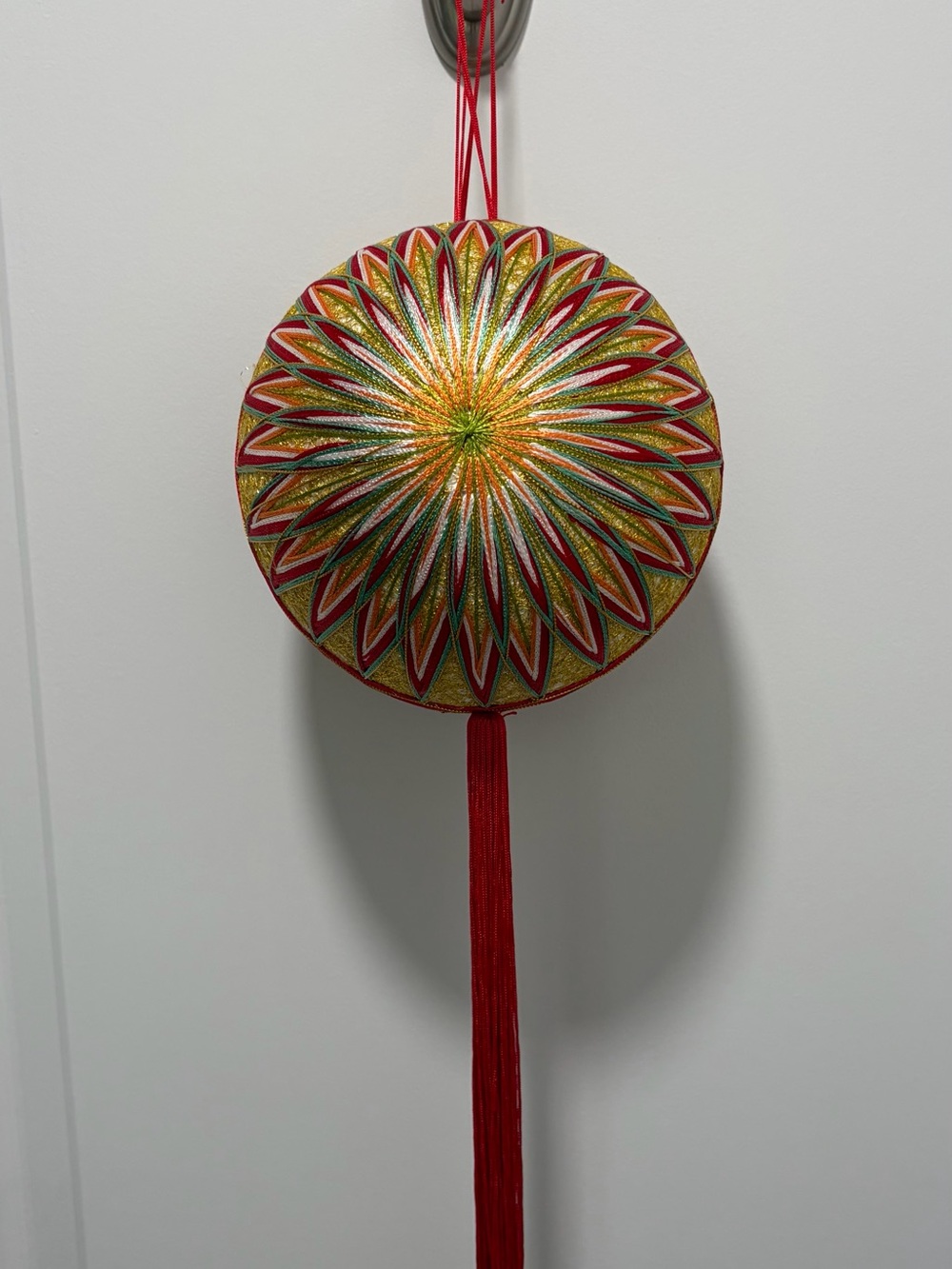 Japanese Temari Thread Ball Ornament